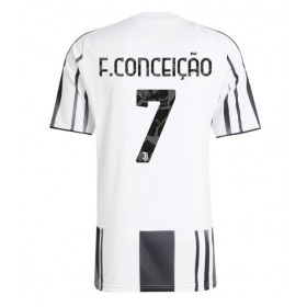 Pánské fotbalový oblečení Juventus Francisco Conceicao #7 Domácí košile 2025-26 Krátkým Rukávem
